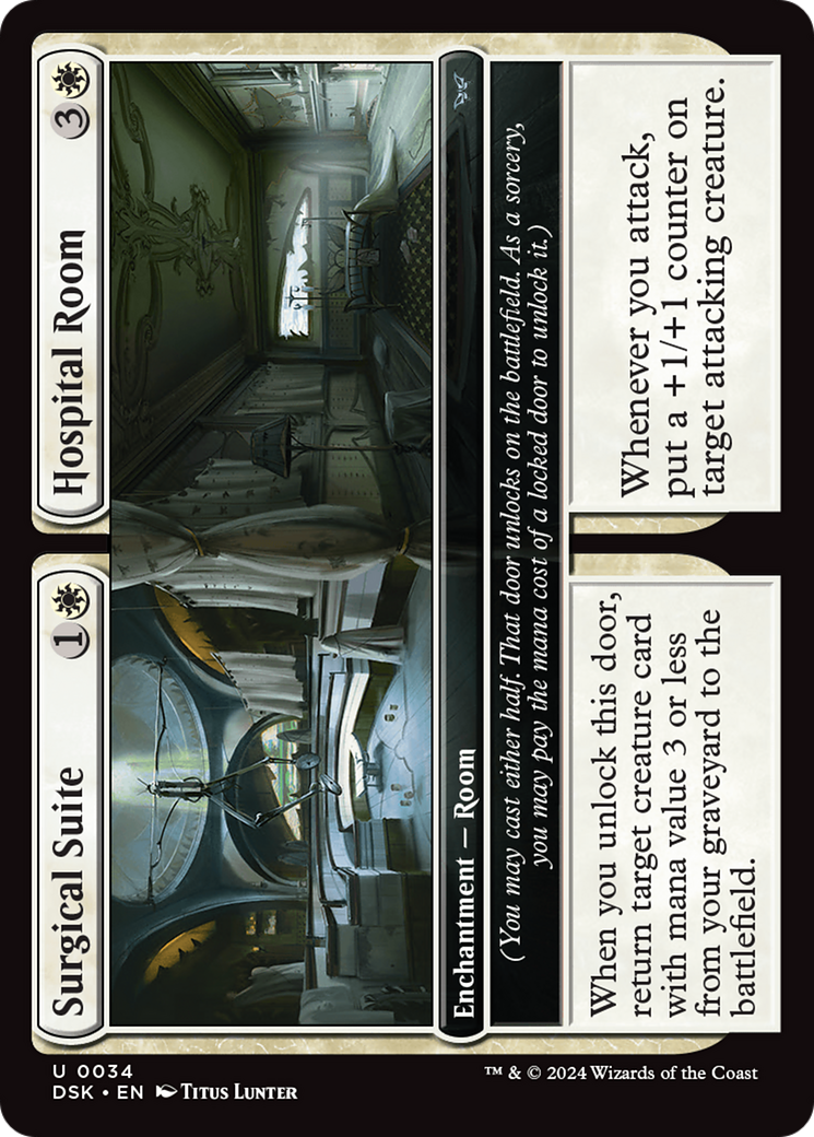 Surgical Suite // Hospital Room (34) [Duskmourn: House of Horror] - Deck Out Gaming