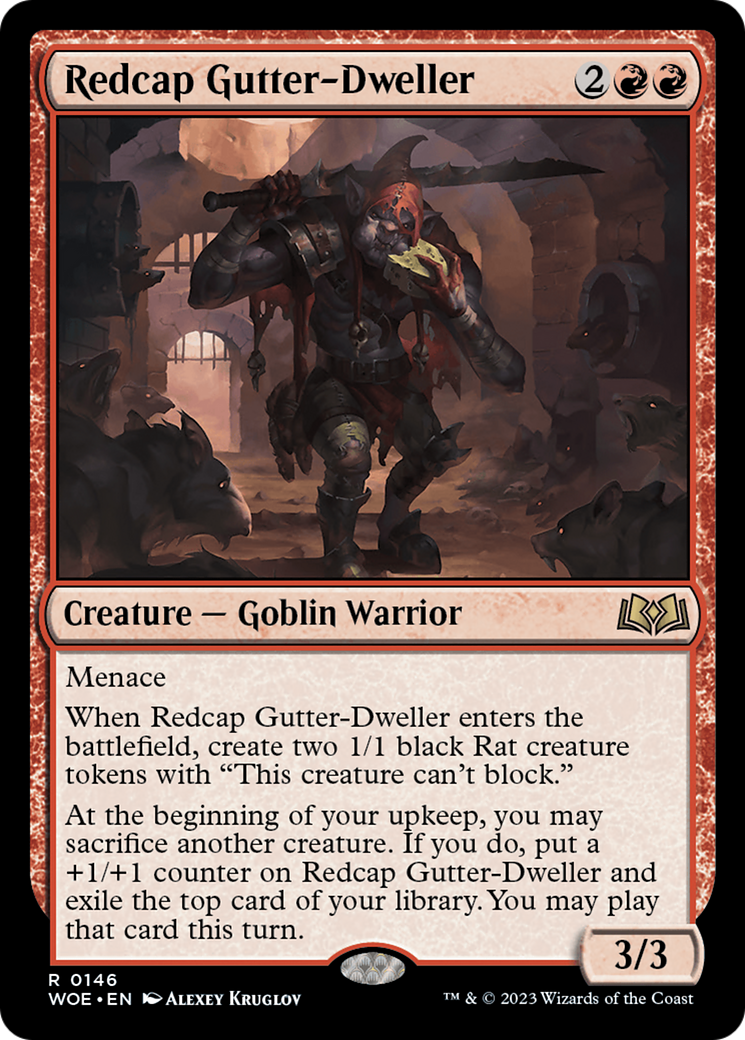 Redcap Gutter-Dweller (146) [Wilds of Eldraine] - Deck Out Gaming