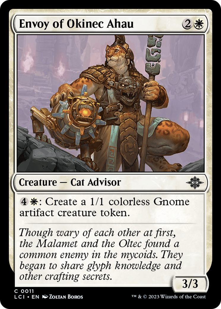 Envoy of Okinec Ahau (11) [The Lost Caverns of Ixalan] foil - Deck Out Gaming