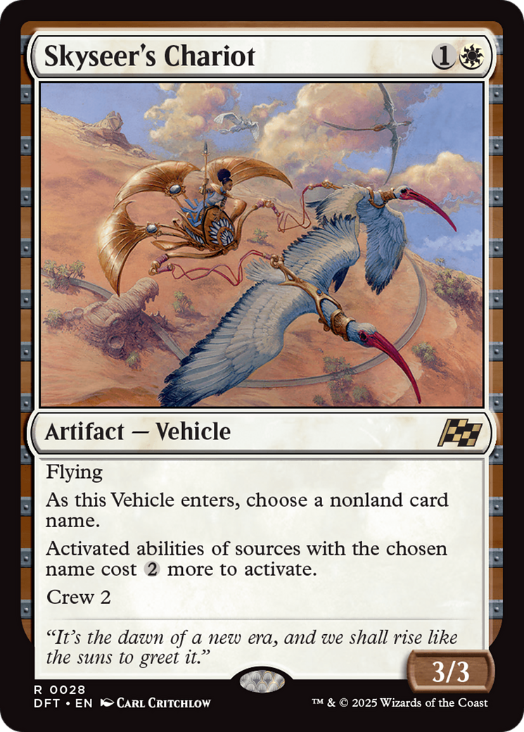 Skyseer's Chariot (28) [Aetherdrift] - Deck Out Gaming
