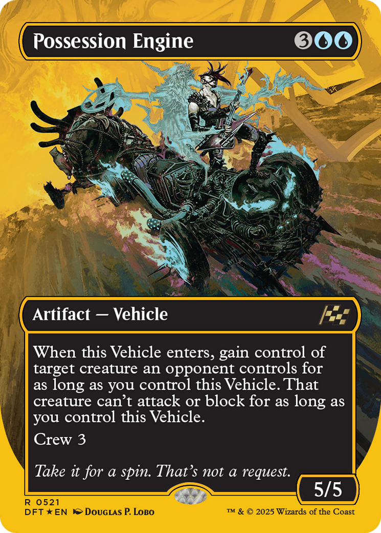 Possession Engine (Borderless) (First-Place Foil) (521) [Aetherdrift] foil - Deck Out Gaming
