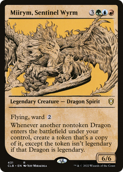 Miirym, Sentinel Wyrm (Showcase) (431) [Commander Legends: Battle for Baldur's Gate] foil - Deck Out Gaming