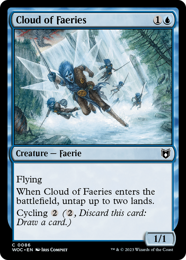 Cloud of Faeries (86) [Wilds of Eldraine Commander] - Deck Out Gaming