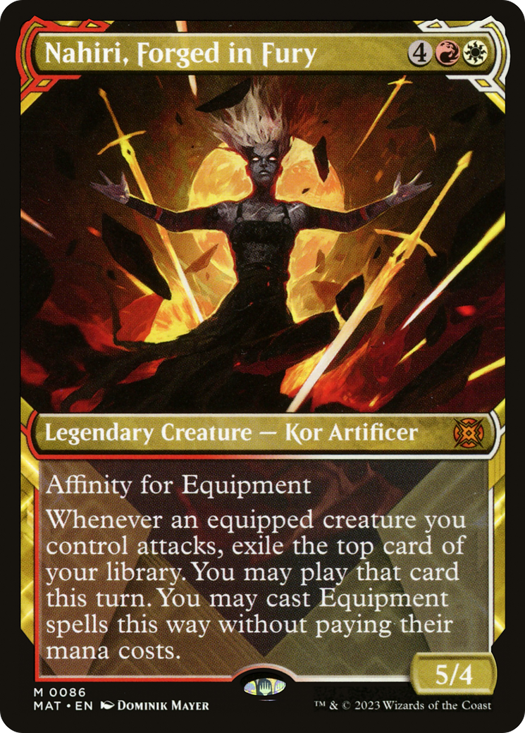Nahiri, Forged in Fury (Showcase) (86) [March of the Machine: The Aftermath] - Deck Out Gaming