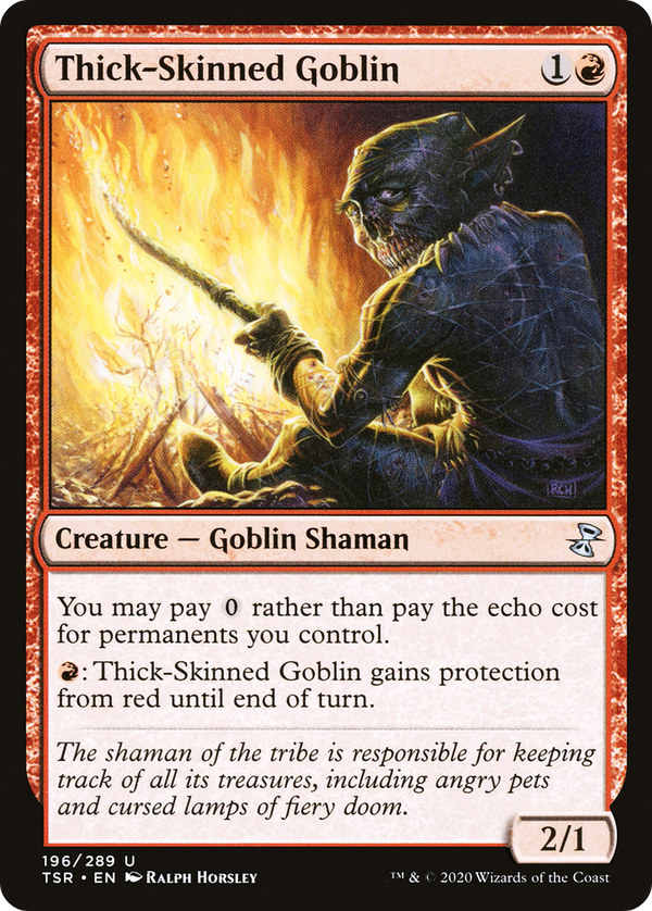Thick-Skinned Goblin (196) [Time Spiral Remastered] foil - Deck Out Gaming