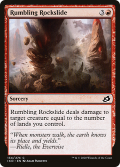 Rumbling Rockslide (134) [Ikoria: Lair of Behemoths] foil - Deck Out Gaming