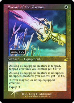 Sword of the Paruns (Retro Frame) (Serial Numbered) (395) [Ravnica Remastered] foil - Deck Out Gaming