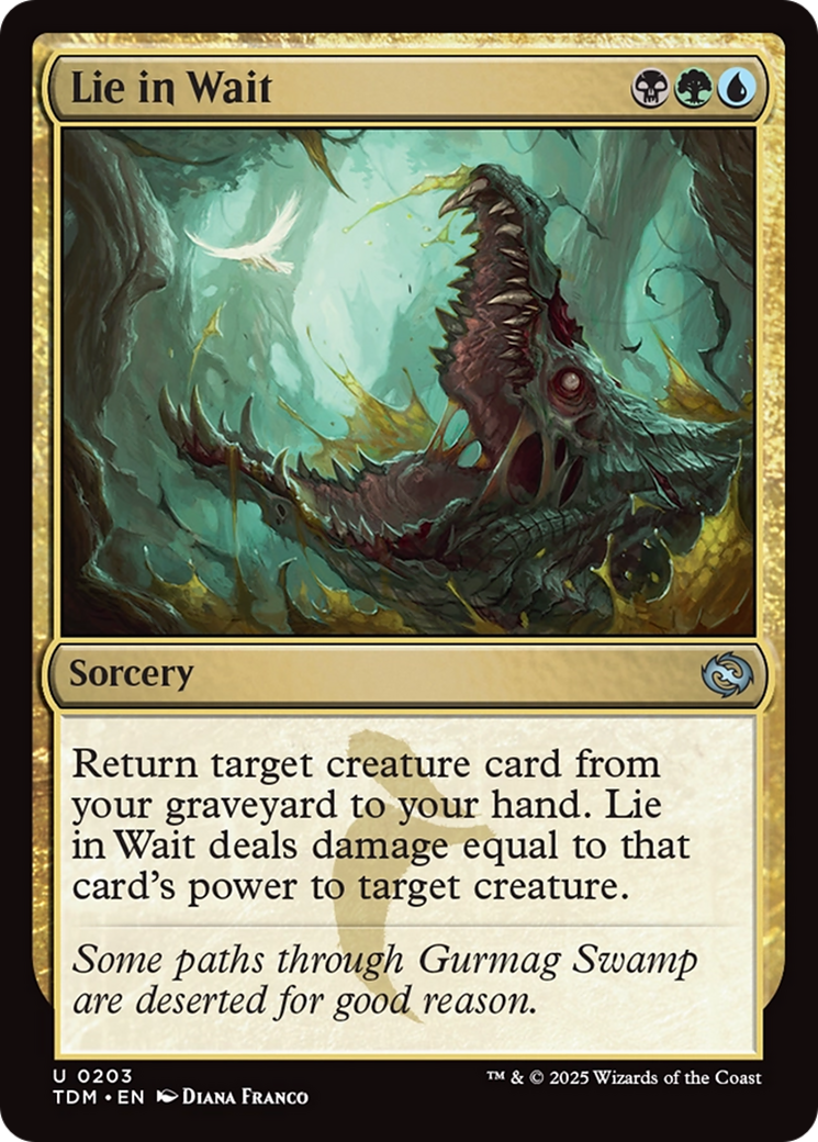 Lie in Wait (203) [Tarkir: Dragonstorm] - Deck Out Gaming