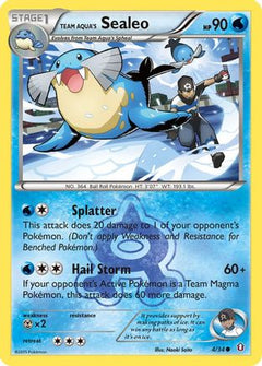 Team Aqua's Sealeo (4) [Double Crisis] Reverse Holofoil - Deck Out Gaming