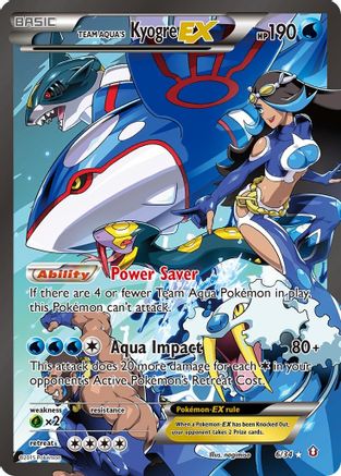 Team Aqua's Kyogre EX (6) [Double Crisis] Holofoil - Deck Out Gaming