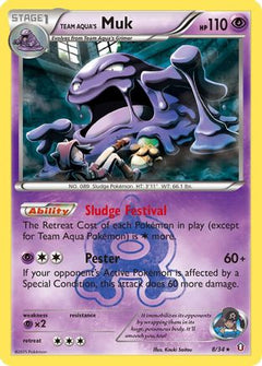 Team Aqua's Muk (8) [Double Crisis] Reverse Holofoil - Deck Out Gaming
