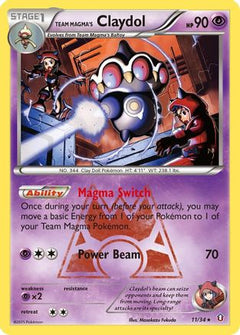 Team Magma's Claydol (11) [Double Crisis] Reverse Holofoil - Deck Out Gaming