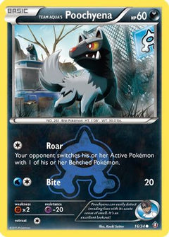 Team Aqua's Poochyena (16) [Double Crisis] Reverse Holofoil - Deck Out Gaming