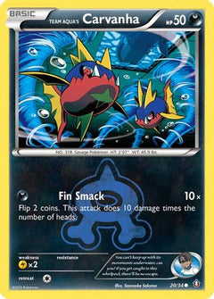 Team Aqua's Carvanha (20) [Double Crisis] - Deck Out Gaming
