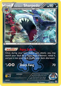 Team Aqua's Sharpedo (21) [Double Crisis] Reverse Holofoil - Deck Out Gaming