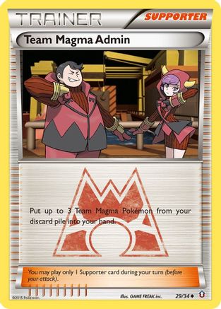 Team Magma Admin (29) [Double Crisis] Reverse Holofoil - Deck Out Gaming