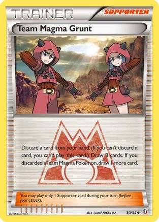 Team Magma Grunt (30) [Double Crisis] Reverse Holofoil - Deck Out Gaming
