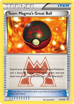 Team Magma's Great Ball (31) [Double Crisis] Reverse Holofoil - Deck Out Gaming