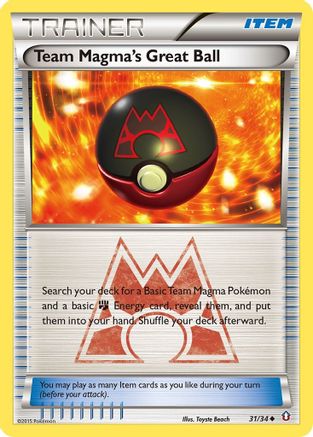 Team Magma's Great Ball (31) [Double Crisis] Reverse Holofoil - Deck Out Gaming