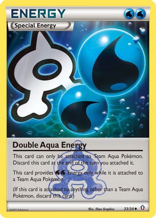 Double Aqua Energy (33) [Double Crisis] - Deck Out Gaming
