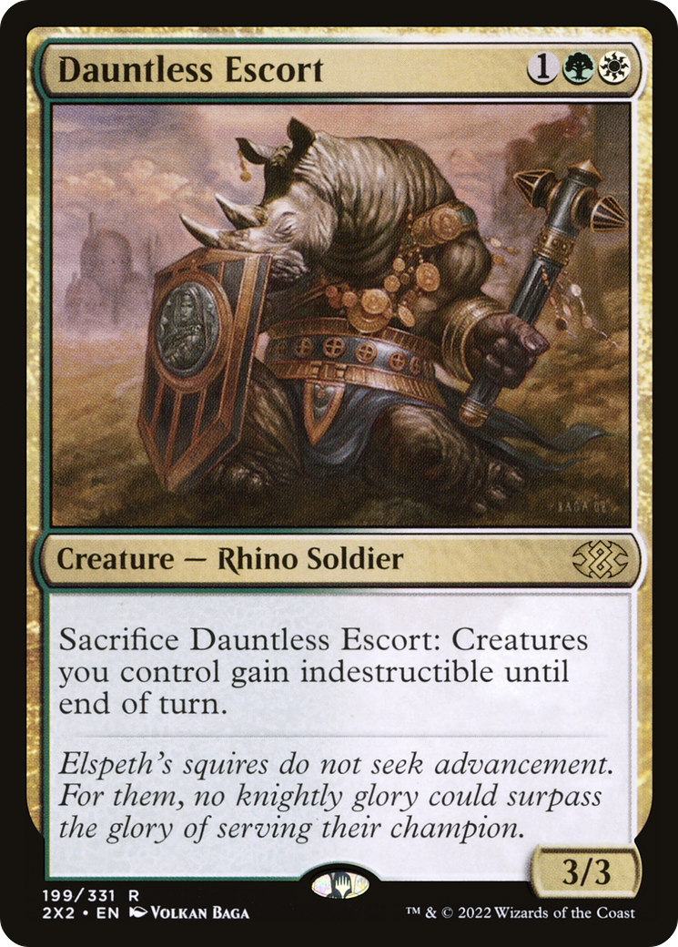 Dauntless Escort (199) [Double Masters 2022] foil - Deck Out Gaming