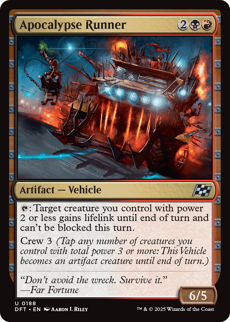 Apocalypse Runner (188) [Aetherdrift] foil - Deck Out Gaming