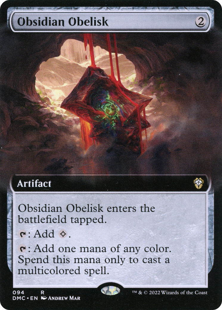 Obsidian Obelisk (Extended Art) (94) [Commander: Dominaria United] - Deck Out Gaming