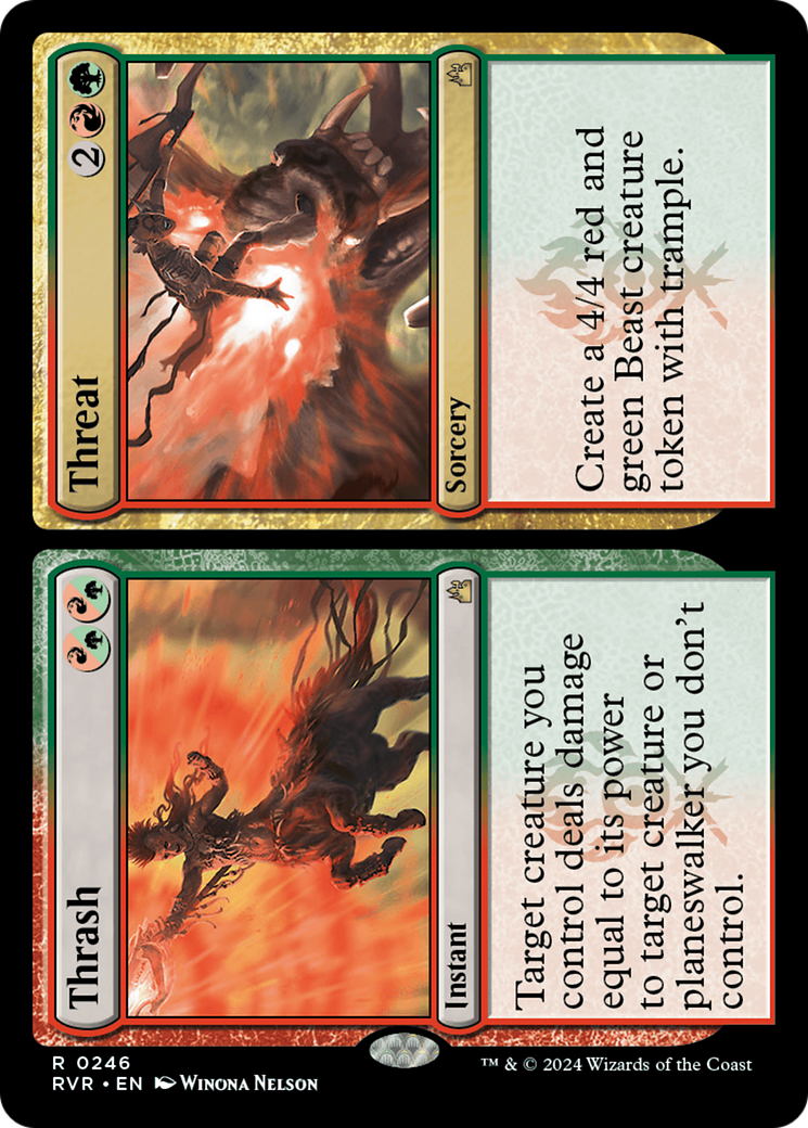 Thrash // Threat (246) [Ravnica Remastered] - Deck Out Gaming