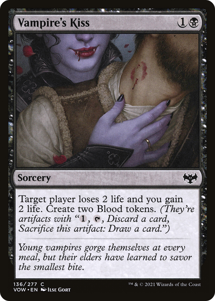 Vampire's Kiss (136) [Innistrad: Crimson Vow] - Deck Out Gaming