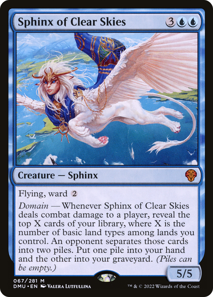 Sphinx of Clear Skies (67) [Dominaria United] foil - Deck Out Gaming