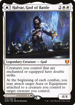Halvar, God of Battle (15) [Kaldheim] foil - Deck Out Gaming