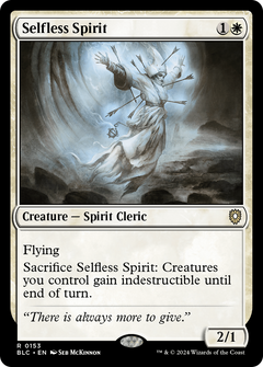 Selfless Spirit (153) [Bloomburrow Commander] - Deck Out Gaming