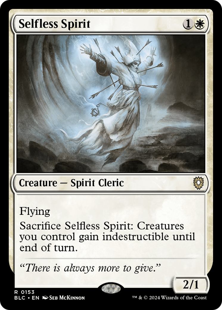 Selfless Spirit (153) [Bloomburrow Commander] - Deck Out Gaming