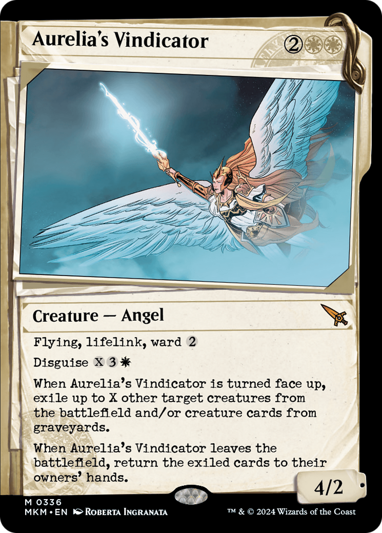 Aurelia's Vindicator (Showcase) (336) [Murders at Karlov Manor] foil - Deck Out Gaming