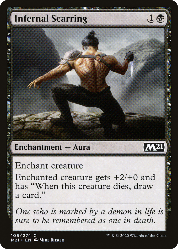 Infernal Scarring (105) [Core Set 2021] - Deck Out Gaming