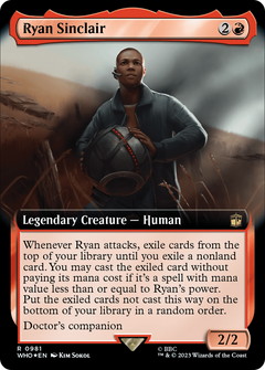 Ryan Sinclair (Extended Art) (Surge Foil) (981) [Doctor Who] foil - Deck Out Gaming