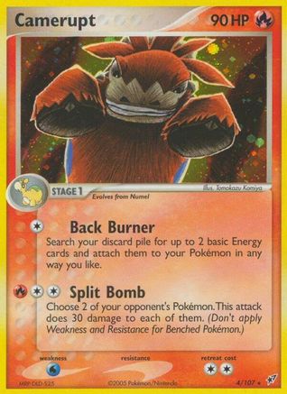 Camerupt (4) [Deoxys] Reverse Holofoil - Deck Out Gaming