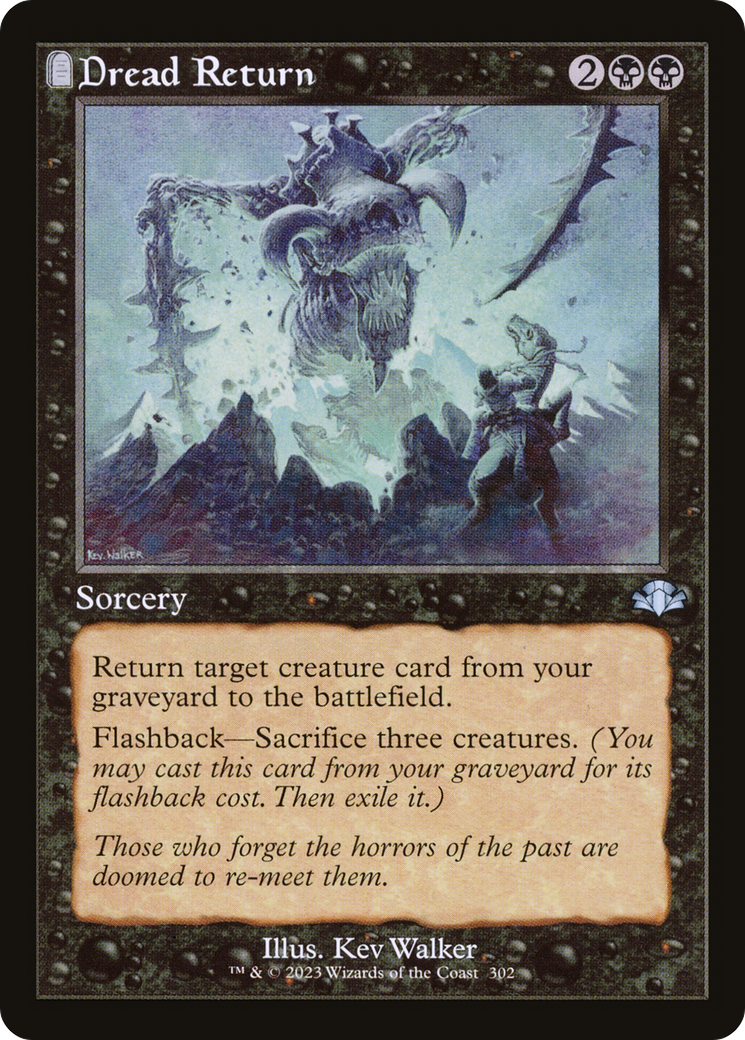 Dread Return (Retro Frame) (302) [Dominaria Remastered] - Deck Out Gaming