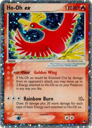 Ho-Oh ex (17/17) (Holo) [POP Series 3] - Deck Out Gaming