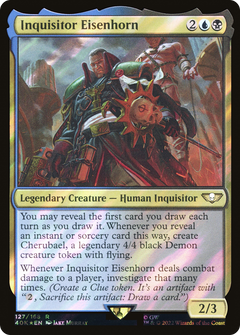 Inquisitor Eisenhorn (Surge Foil) (127) [Warhammer 40,000 Commander] foil - Deck Out Gaming
