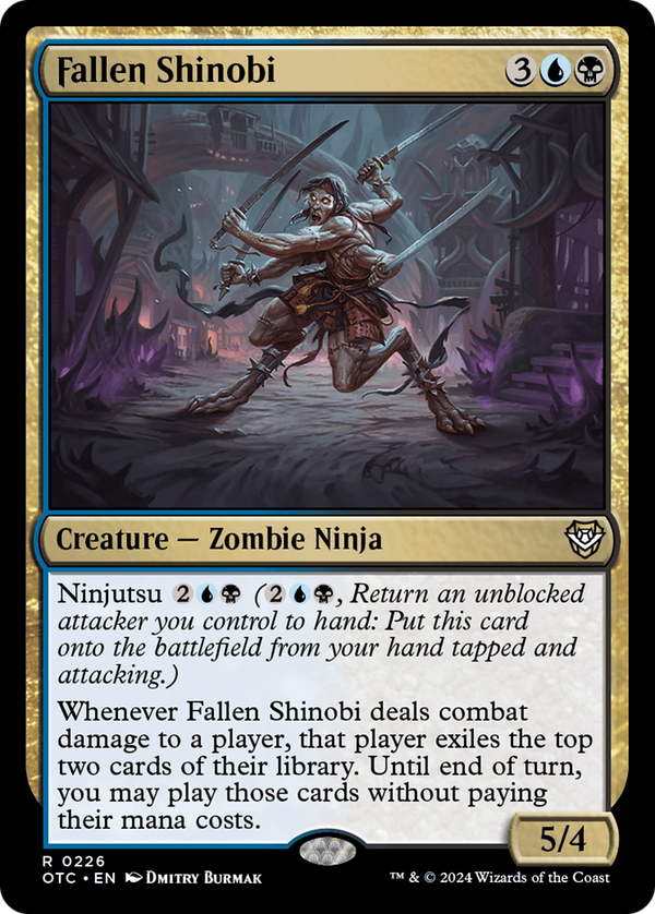 Fallen Shinobi (226) [Outlaws of Thunder Junction Commander] - Deck Out Gaming