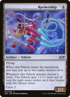 _______ _______ Rocketship (191) [Unfinity] foil - Deck Out Gaming