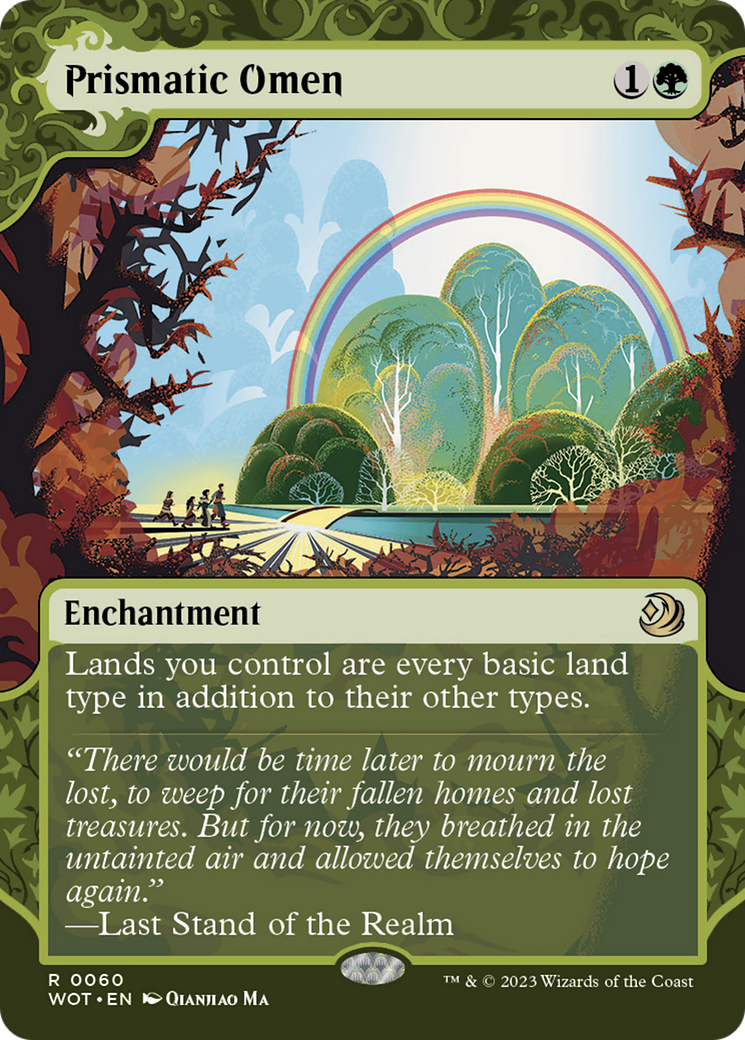 Prismatic Omen (60) [Wilds of Eldraine: Enchanting Tales] - Deck Out Gaming