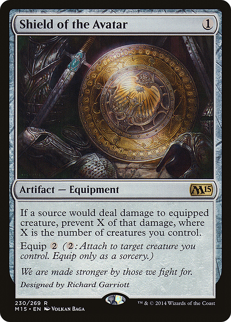 Shield of the Avatar (230) [Magic 2015] foil - Deck Out Gaming