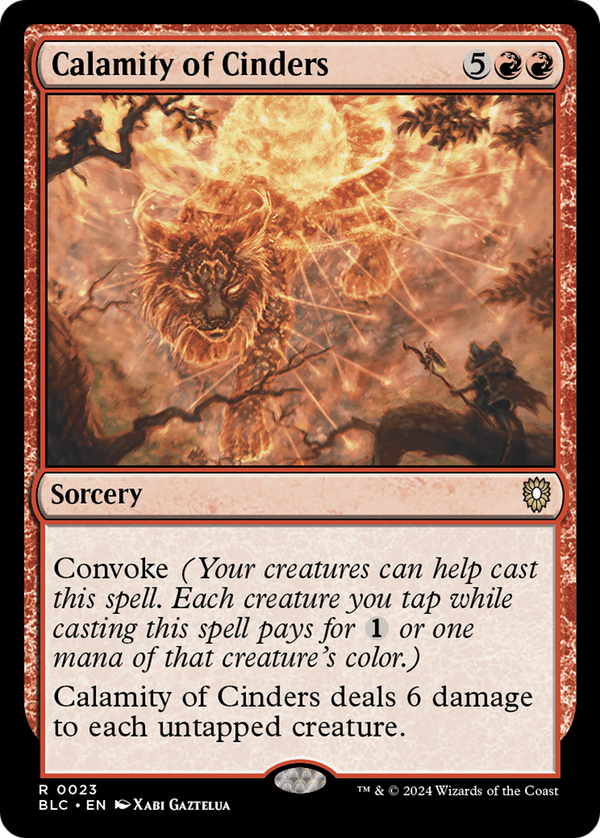Calamity of Cinders (23) [Bloomburrow Commander] - Deck Out Gaming