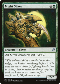 Might Sliver (218) [Time Spiral: Remastered] foil - Deck Out Gaming