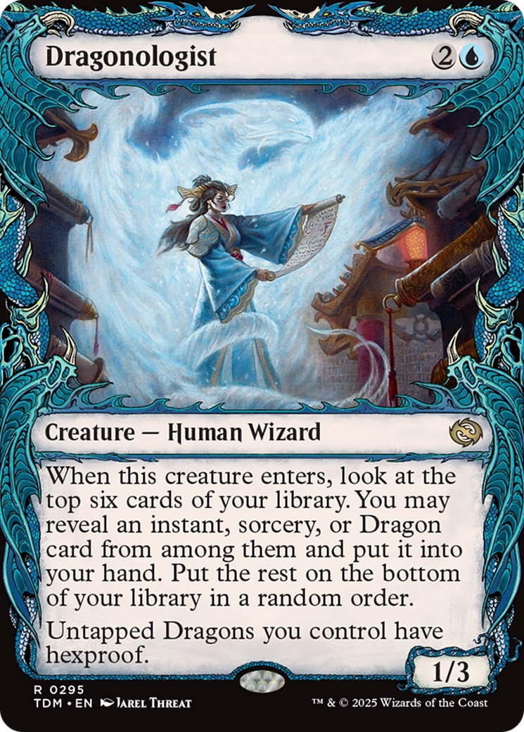 Dragonologist (Showcase) (295) [Tarkir: Dragonstorm] foil - Deck Out Gaming