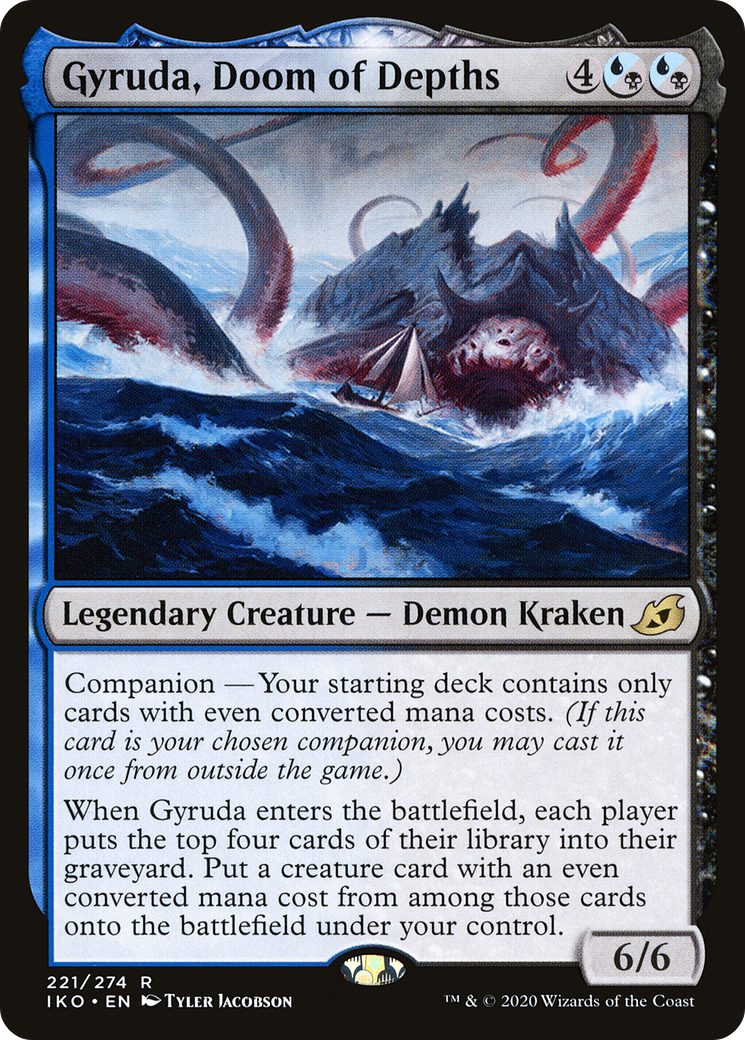 Gyruda, Doom of Depths (221) [Ikoria: Lair of Behemoths] foil - Deck Out Gaming