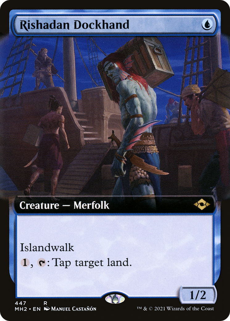Rishadan Dockhand (Extended Art) (447) [Modern Horizons 2] foil - Deck Out Gaming
