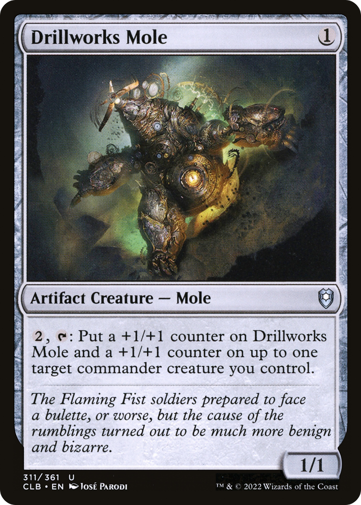 Drillworks Mole (311) [Commander Legends: Battle for Baldur's Gate] foil - Deck Out Gaming
